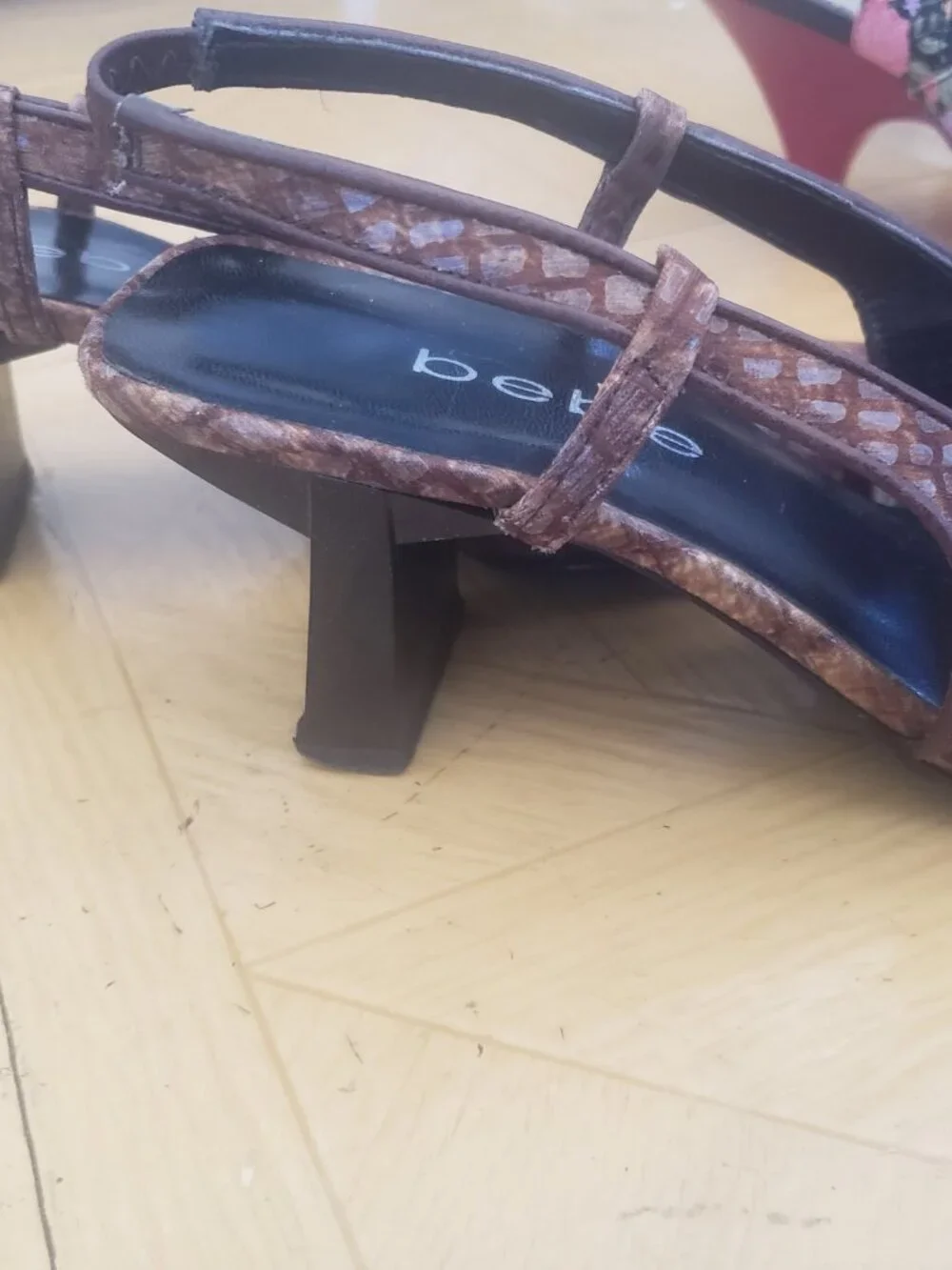 Bebe Strappy Pumps Size 6M